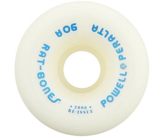 Powell Peralta Skateboard Wheels Rat Bones White 60mm 90a 2008 Reissue