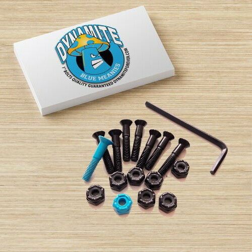 Dynamite Forever Bolts Blue Meanies 1 Inch Skateboard Hardware