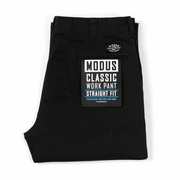 Modus Bearings Work Pants Straight Fit BLACK