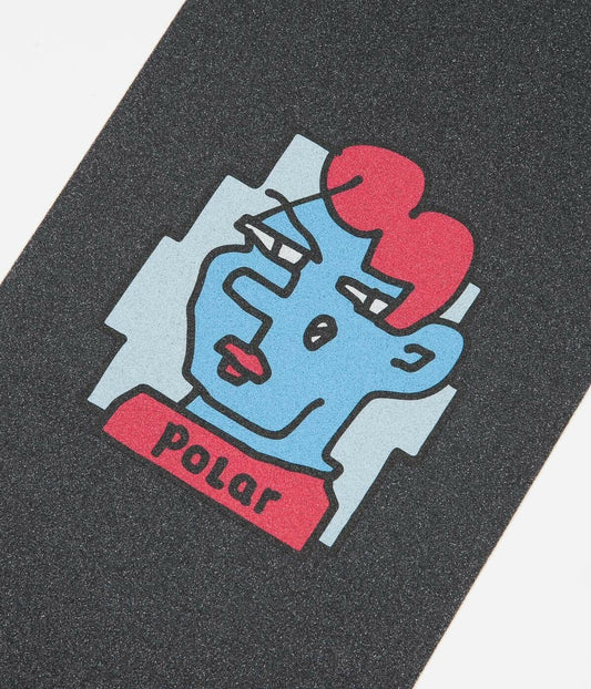 Polar Skate Co Grip Doodle Face 9" x 33" Full Skateboard Deck Griptape