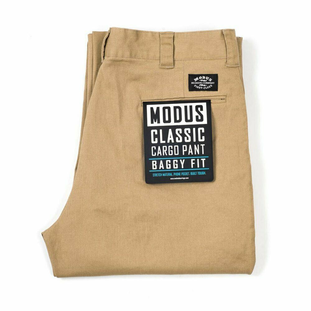 Modus Bearings Work Pants Cargo Baggy Fit Khaki