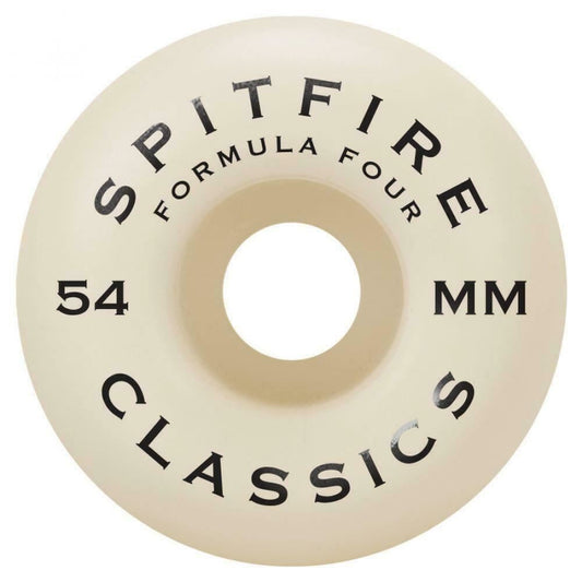 Spitfire Wheels Formula Four Classic Nat 54mm 97a Silver F4