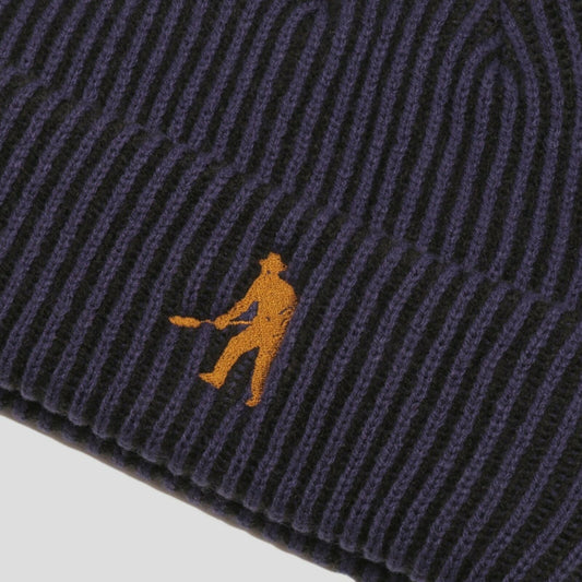 Passport Beanie WORKERS 2 TONE STRIPE NAVY Pass port Skateboard Headwear