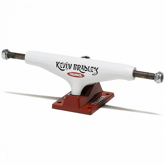 Thunder Skateboard Trucks 148 KB's Room Bradley White/Red Team 8.25" Axles