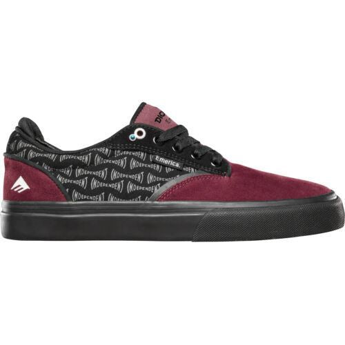 Emerica Shoes Dickson x Independent Red Black US SIZE Skateboard Sneakers
