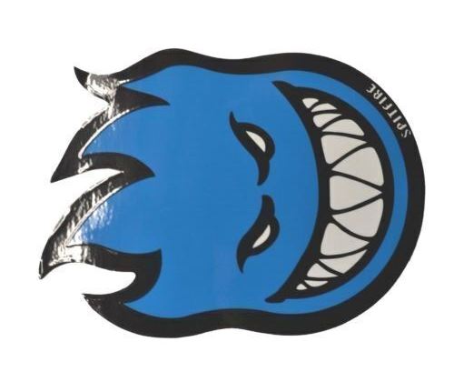 Spitfire Wheels Sticker Fireball Blue LRG 11" x 8" Skate decal