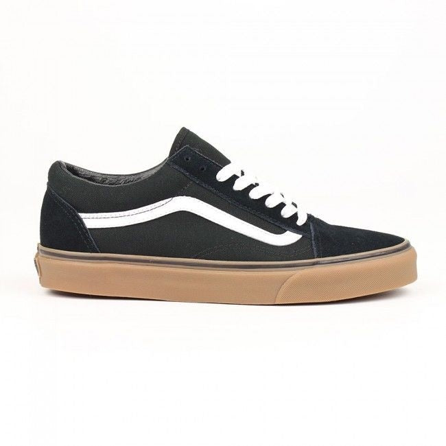 Vans Shoes Old Skool Black Gum USA Size Classic Old School Skateboard Sneakers