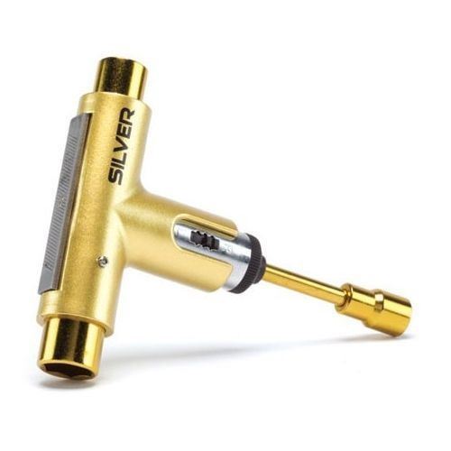 Silver Trucks Skate Tool Gold Premium Ratchet Complete Skateboard T-Tool