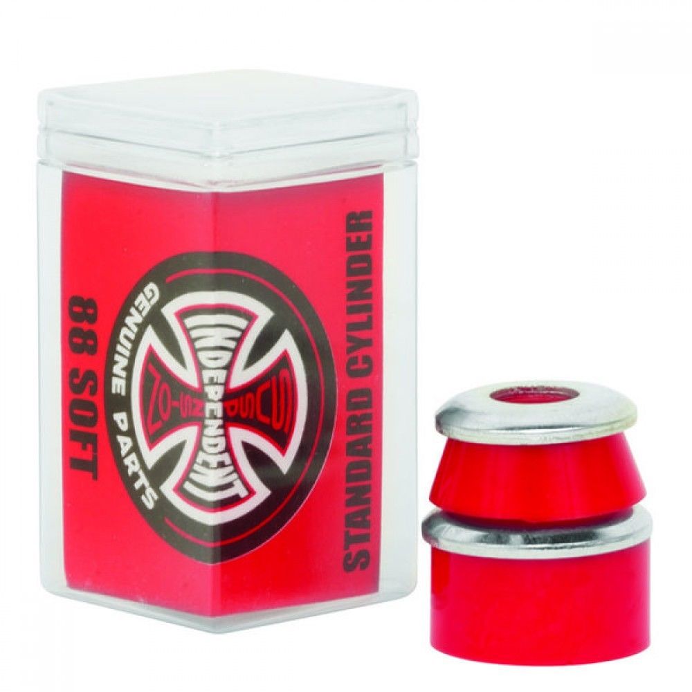 Independent Bushings 88A Soft Red Indy Bushings Skateboard Truck Rubbers