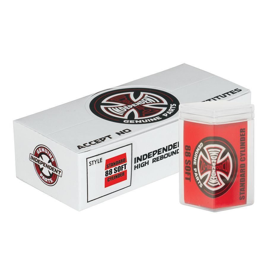 Independent Bushings 88A Soft Red Indy Bushings Skateboard Truck Rubbers