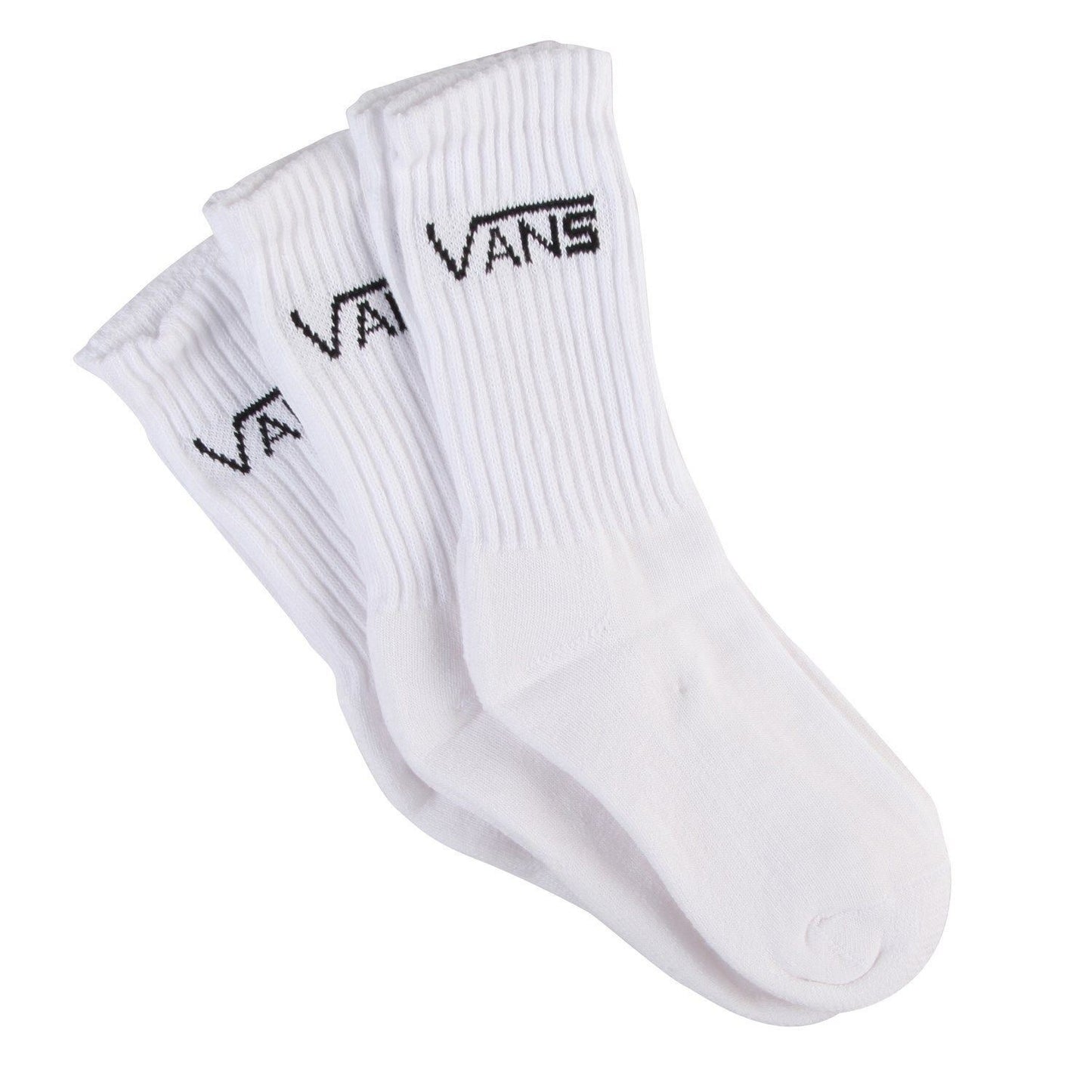 Vans Socks 3 Pack Crew White SIZE 6-9 OTW Classics New Skateboard Bmx Sox