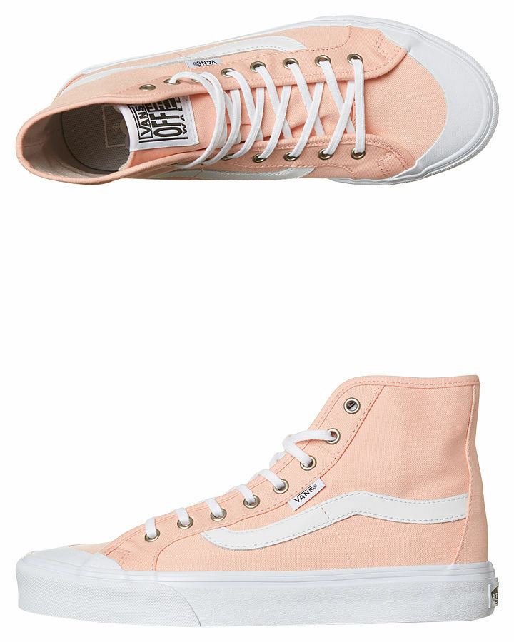 Vans Shoes Black Ball Hi SF Tropical Peach Salmon Skateboard Sneakers