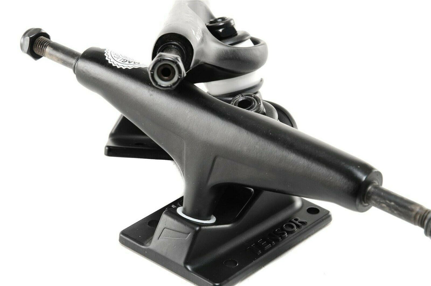 Tensor Skateboard Trucks Mag Light 5" Black Hollow Set 7.75" Axles