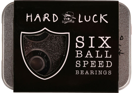 Hard Luck Skateboard Bearings Hard Six Ball Speed