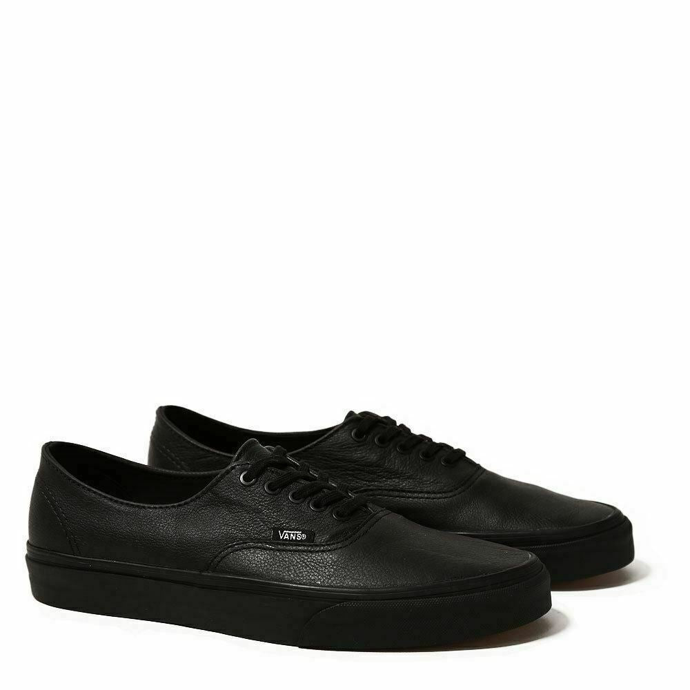 Vans Shoes Authentic Decon Premium Leather Black US SIZE Mens Sneakers – kingpinskatesupply Vans Shoes Authentic Decon Premium Leather Black US SIZE Mens Sneakers – kingpinskatesupply