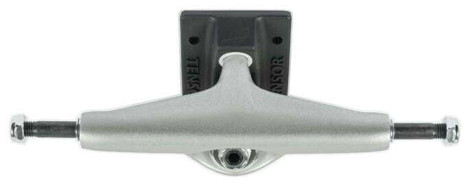 Tensor Skateboard Trucks Mag Light 5.25" Reflect Silver Black Hollow 8" Axles