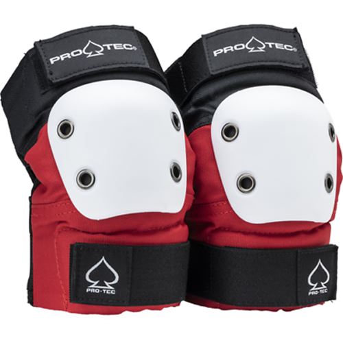 Pro-Tec Pads JUNIOR STREET GEAR 3 PACK RED/WHITE/BLACK Protec Safety
