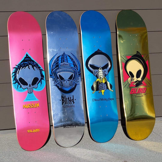 FULL SET Blind Skateboards Foil Reaper Series Super Sap Limited Edition Decks
