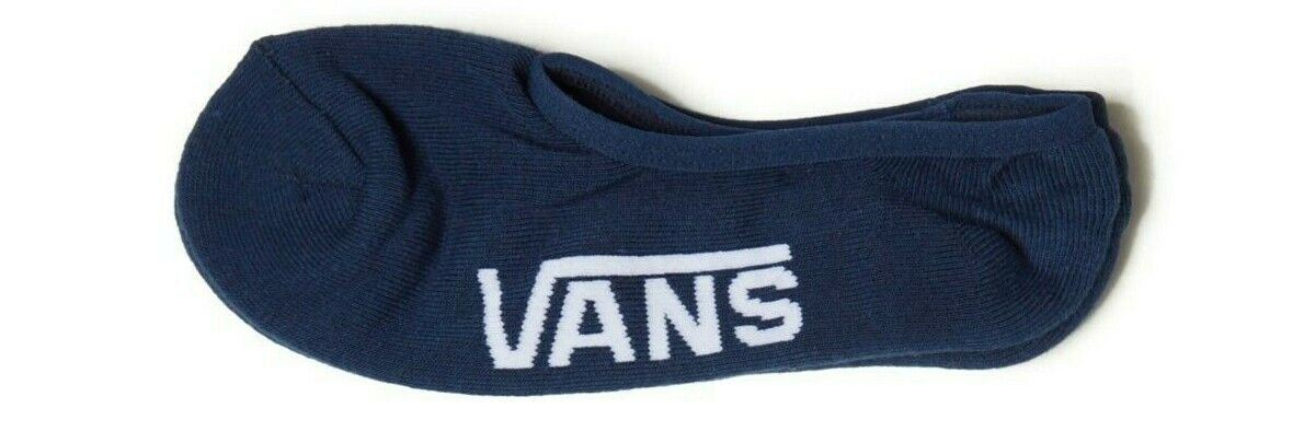 Vans Socks 3 Pack No Show Fusion Coral Size 6-9 Invisible Skateboard Sox