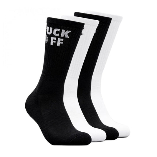 Indy Socks 4 Pack Fuk Off Crew Size 6-10 Mens Independent Skateboard Sox