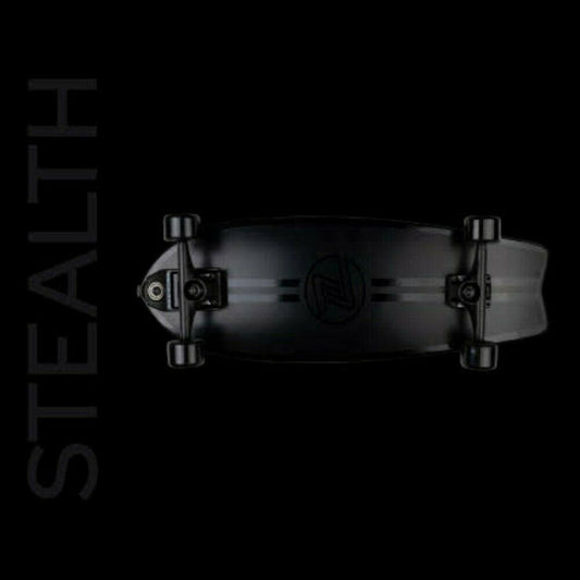 Z-Flex Skateboard Complete Shadow Lurker Surfskate Fish 31" Cruiser