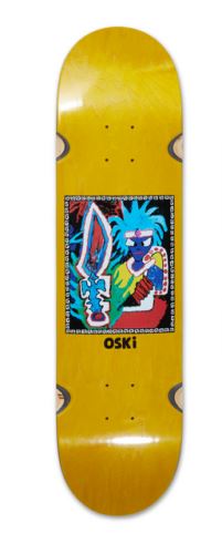 Polar Skateboard Deck OSKAR ROZENBERG Tribal Chief Wheel Wells 8.375"