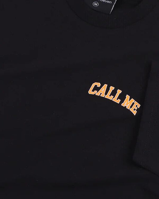 Call Me 917 Tee Call Me Black Skateboard T-Shirt