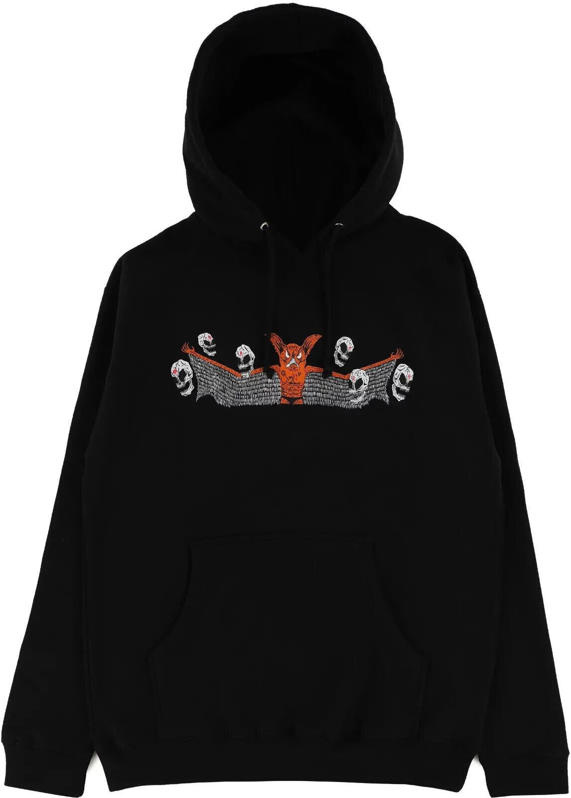 Baker Hood Throwback From The Dead Black Skateboard Hoody Pullover Hoodie