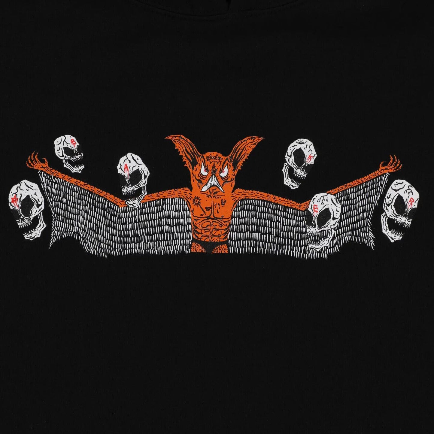 Baker Hood Throwback From The Dead Black Skateboard Hoody Pullover Hoodie