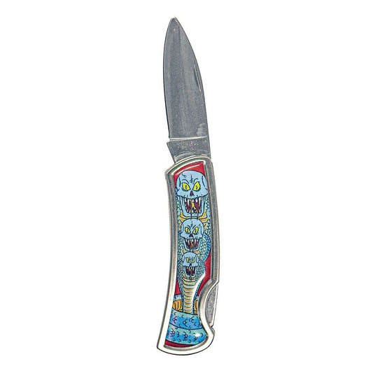Deathwish Skateboards Creepy Crawlers Pocket Knife Silver Bi-Fold
