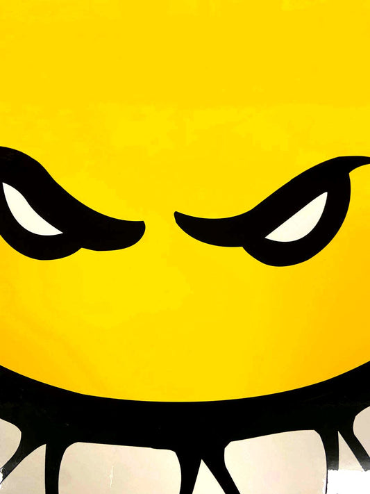 Spitfire Wheels Sticker Fireball Yellow LRG 11" x 8" Skate decal