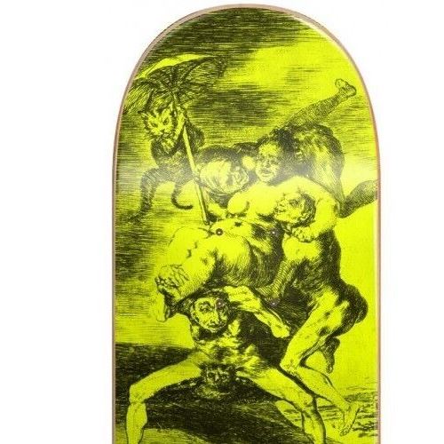 Madness Skateboard Deck Donde Neon Yellow 8.5" R7