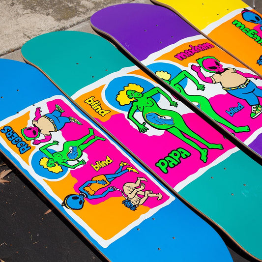 FULL SET Blind Skateboards Color Portrait Series Limited Edition Decks