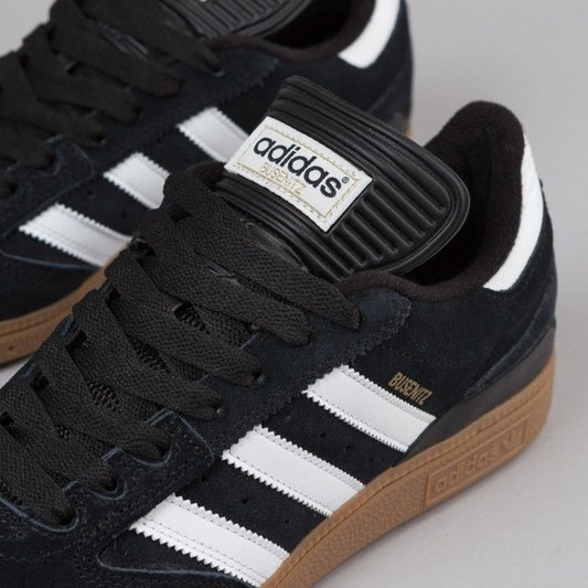 Adidas Shoes Busenitz Black White Gold Gum Skateboard Sneakers Originals