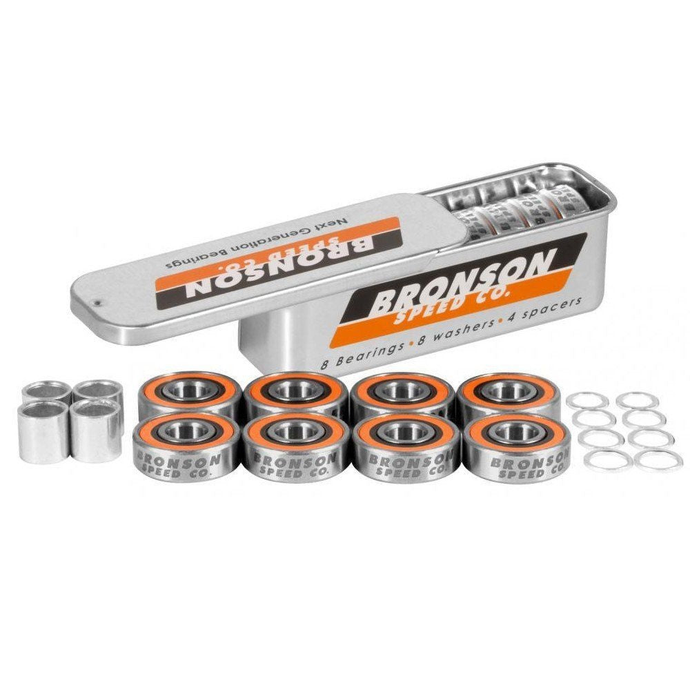 Bronson Bearings G3 Next Generation 8 Pack Skateboard Bearings