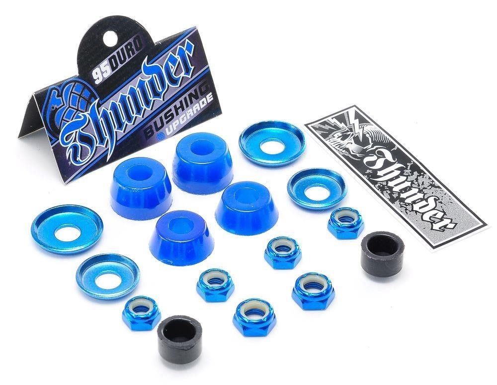Thunder Bushings Rebuild Kit Medium 95A Blue Cushions Skateboard Trucks Rubbers