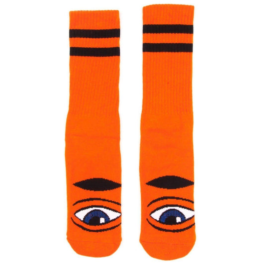 Toy Machine Socks Sect Eye Orange OSFM New Skateboard Sox