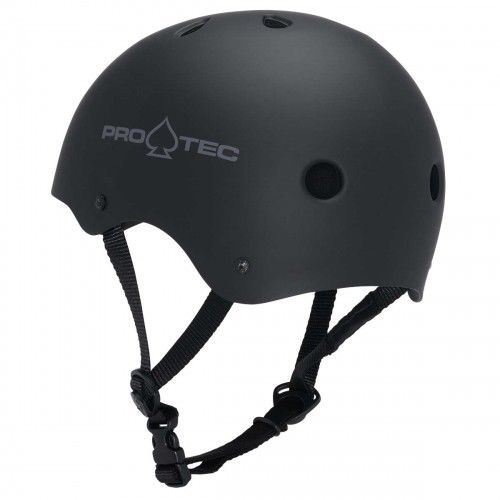 Pro-Tec Helmet Classic Skate Matte Black Skateboard Protec Lid