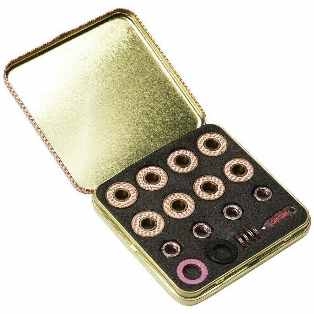 Cortina Skateboard Bearings Na-Kel Smith Signature Pro Rated Rose Gold Red Pink