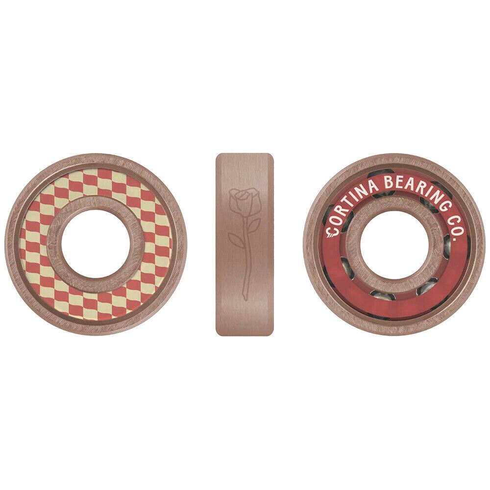 Cortina Skateboard Bearings Na-Kel Smith Signature Pro Rated Rose Gold Red Pink