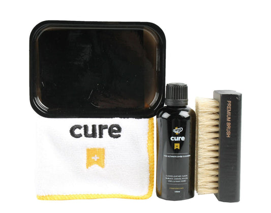 Crep Protect The Cure Kit Shoe Cleaning Spray, Hog Hair Brush & Microfibre Cloth