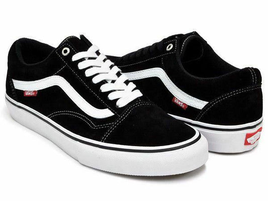 Vans Shoes Old Skool PRO Black White USA Size Skateboard Sneakers