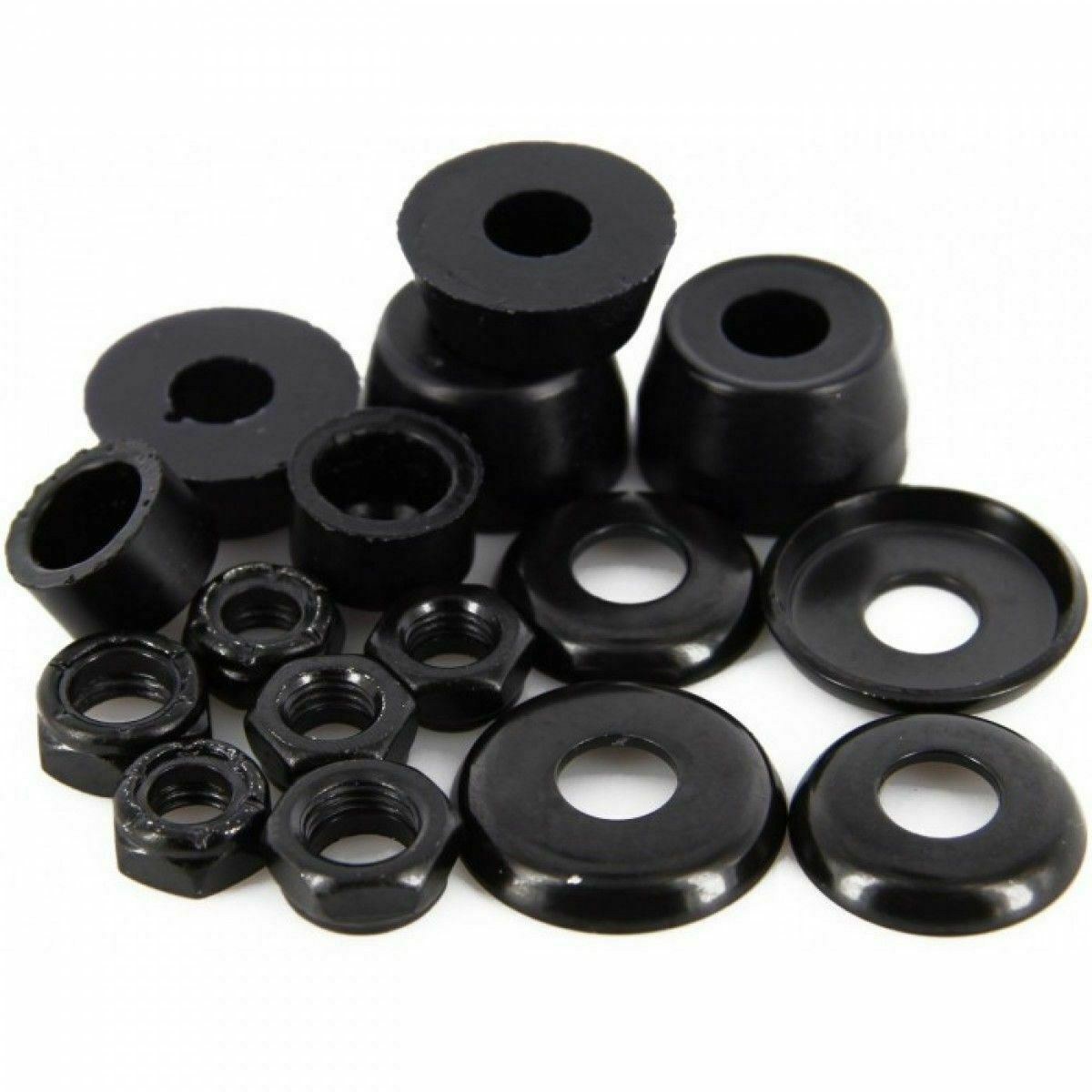 Thunder Bushings Rebuild Kit Hard 100A BLACK Cushions Skateboard Trucks Rubbers
