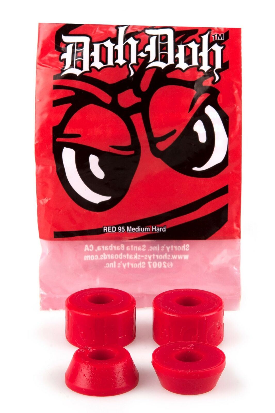 Doh Doh Bushings Medium Hard 95A Red Cushions Skateboard Trucks Rubbers