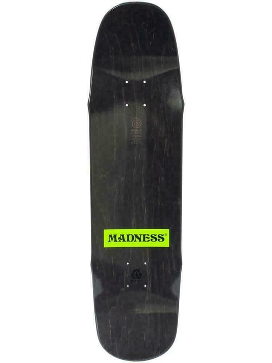 Madness Skateboard Deck Back Hand R7 Black 8.5"
