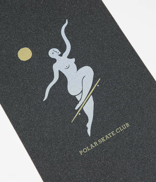 Polar Skate Co Grip Club Yellow 9" x 33" Full Skateboard Deck Griptape