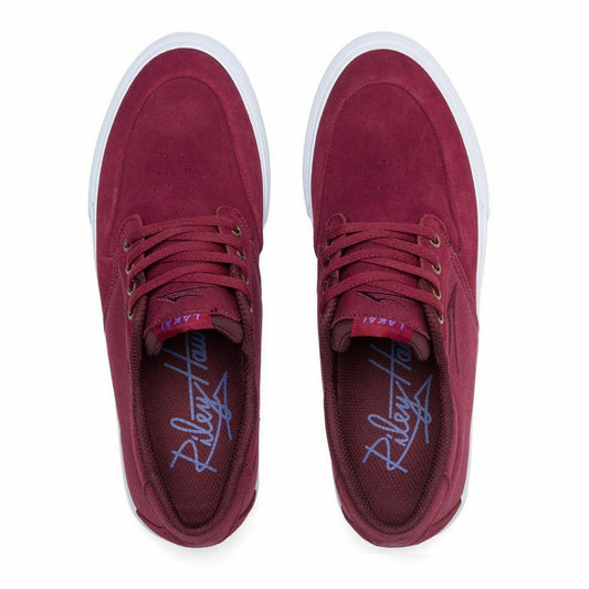 Lakai Shoes Riley Hawk 3 Cardinal Suede USA SIZE Skateboard Sneakers