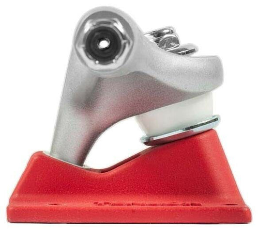 Tensor Skateboard Trucks Mag Light 5.5" Reflect Silver Red Hollow 8.25" Axles