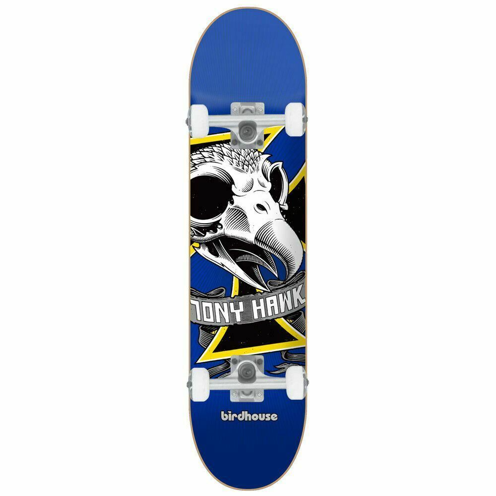 Birdhouse Skateboard Complete Tony Hawk Oversized Skull 7.25" Mini / Youth