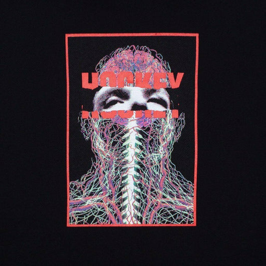 Hockey Hood Nerves Black Skateboard Hoodie Hoody